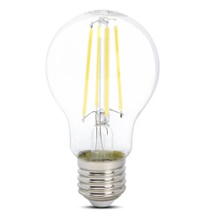 Bec LED Filament A60 4W E27 6400K Alb Rece - Novelite