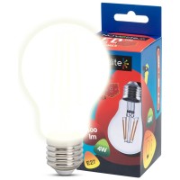 Bec LED Filament A60 4W E27 6400K Alb Rece - Novelite - detaliu