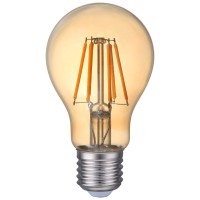 Bec LED Filament A60 8W E27 2200K Auriu - Novelite