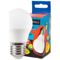 Bec LED Sferic 7W E27 3000K Alb Cald - Novelite - ambalaj