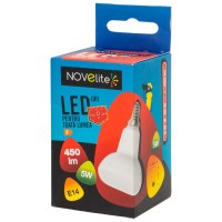 Bec LED Spot 5W E14 3000K Alb Cald MAT - Novelite