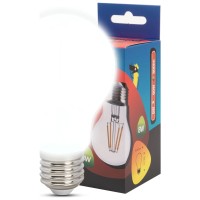 Bec LED Filament A60 8W E27 6400K Alb Rece - Novelite - detaliu