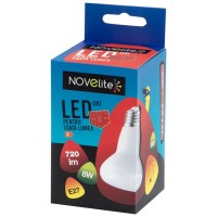 Bec LED Spot R63 8W E27 6400K Alb Rece - Novelite  3