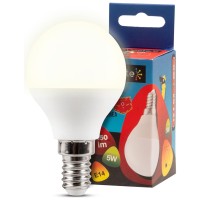 Bec LED sferic 5W E14 3000K Alb Cald - Novelite - detaliu