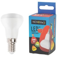 Bec LED Spot 4W E14 6400K Alb Rece Mat - Novelite - ambalaj