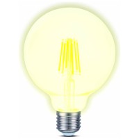 Bec LED Filament G95 6W E27 2200K Auriu - Novelite - ambalaj