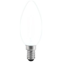 Bec LED filament lumanare 4W E14 6500K clar - Novelite - ambalaj