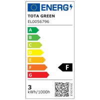 Bec LED Bulb 3W G4 3000K Alb Cald 12V - Total Green - ambalaj
