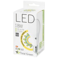 Bec LED A75 18W E27 3000K Alb Cald - Total Green - detaliu