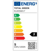 Bec LED Spot 5W GU5.3 3000K 12V Alb Cald - Total Green - vedere laterala