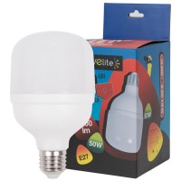Bec LED 50W E27 6400K Alb Rece T140 - Novelite - ambalaj