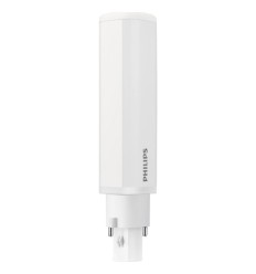 Bec LED PL-C 6.5W G24d-2 4000K Alb Neutru - Philips CorePro