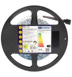 Banda LED 24V 60 LED/m 14.4W/m RGB IP20 5m Erste