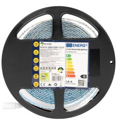 Banda LED 24V 60 LED/m 14.4W/m 6400K IP65 Rola 5m Erste