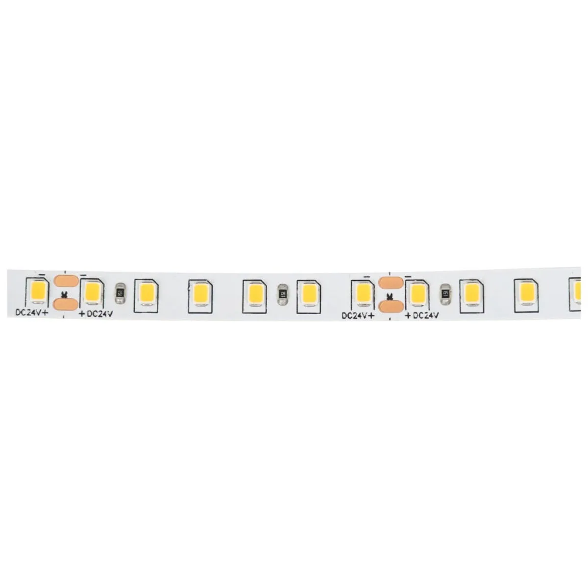 Banda LED 24V 120 LED/m 9.6W/m 3000K IP20 5m Erste