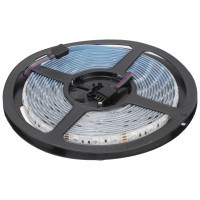 Banda LED RGB 14.4W/m 12V SMD5050 IP65 60LED/m 5m - vedere laterala