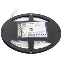 Banda LED 60 LED/m 4.8W/m 12V 6400K IP20 SMD3528 5m - vedere laterala
