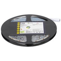 Banda LED 12V 120LED/m 9.6W/m 6400K IP65 SMD3528 5m - vedere laterala