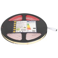 Banda LED COB 24V 13W/m 6400K IP65 alb rece, rola 5m Erste - vedere laterala