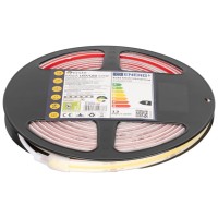 Banda LED COB 24V 13W/m 4000K IP65 320 LED/m Rola 5m - vedere laterala