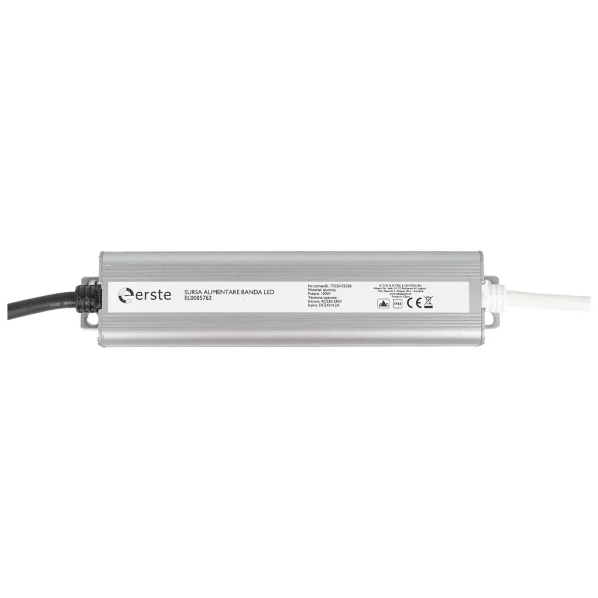 Sursa alimentare banda LED 24V 100W IP65 - ERSTE