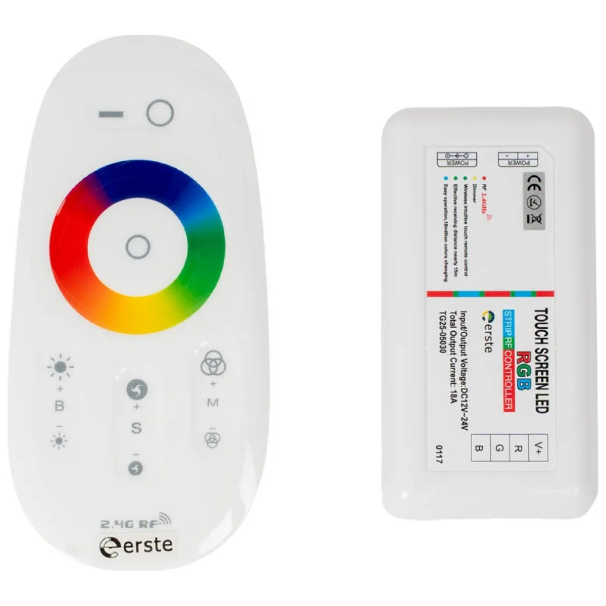 Controller Banda LED RGB 12V-216W 24V-432W Telecomanda Erste
