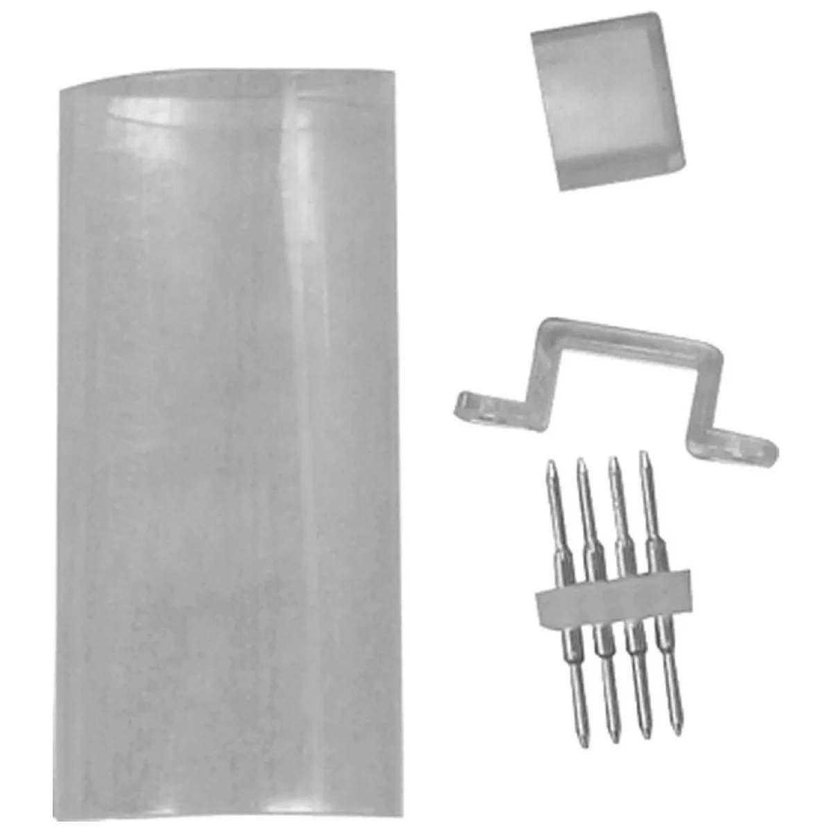 Set Accesorii Banda LED 230V RGB Erste - Conectori si Alimentare