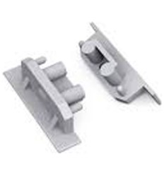 Element capat Begton12 gri, ABS, set 2 buc - Topmet