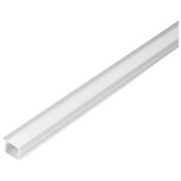 Profil aluminiu incastrat ST 2m dispersor mat, banda LED 12mm - Erste - ambalaj