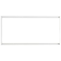Rama Aluminiu Alb Panou LED Slim 295x1195x43mm Novelite - vedere laterala