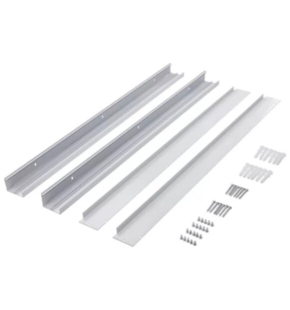 Rama alba montaj aplicat panou LED 595x595mm 72mm Philips
