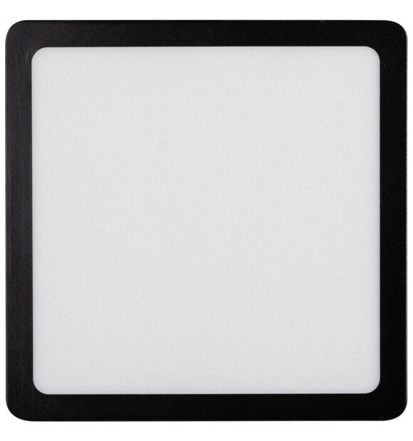 Mini Panou LED Patrat Negru 20W 6400K IP40 210mm Novelite