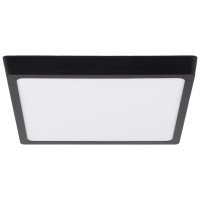 Mini Panou LED Patrat Negru 24W 6400K 285mm IP40 Novelite - detaliu