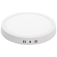 Mini Panou LED Rotund Alb 24W 6400K Ø285 IP40 Novelite - vedere laterala