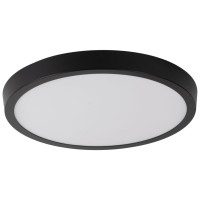 Mini Panou LED Rotund Negru 24W 6400K IP40 Ø285mm Novelite - detaliu