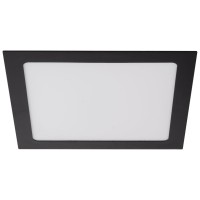 Mini Panou LED Patrat Negru 20W 6400K IP40 220x220mm Novelite - ambalaj