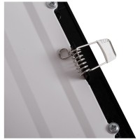 Mini Panou LED Patrat Negru 24W 6400K 295x295mm IP40 Novelite - detaliu
