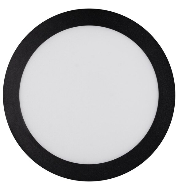 Mini Panou LED Rotund Negru 20W 6400K IP40 Ø220mm Novelite