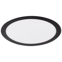 Mini Panou LED Rotund Negru ST 24W 6400K IP40 Novelite - detaliu