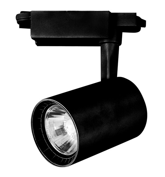 Spot sina LED 15W 3000K 1700lm negru Kendal, IP20, 24 grade