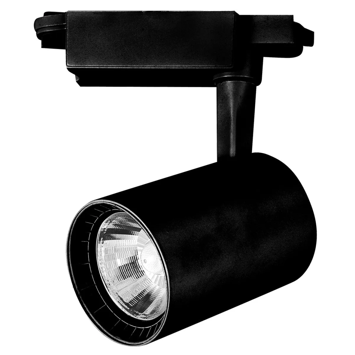 Spot sina LED 15W 3000K 1700lm negru Kendal, IP20, 24 grade
