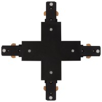 Conector Cruce Sina Clasica Negru IP20 Novelite