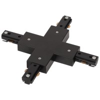 Conector Cruce Sina Clasica Negru IP20 Novelite - detaliu