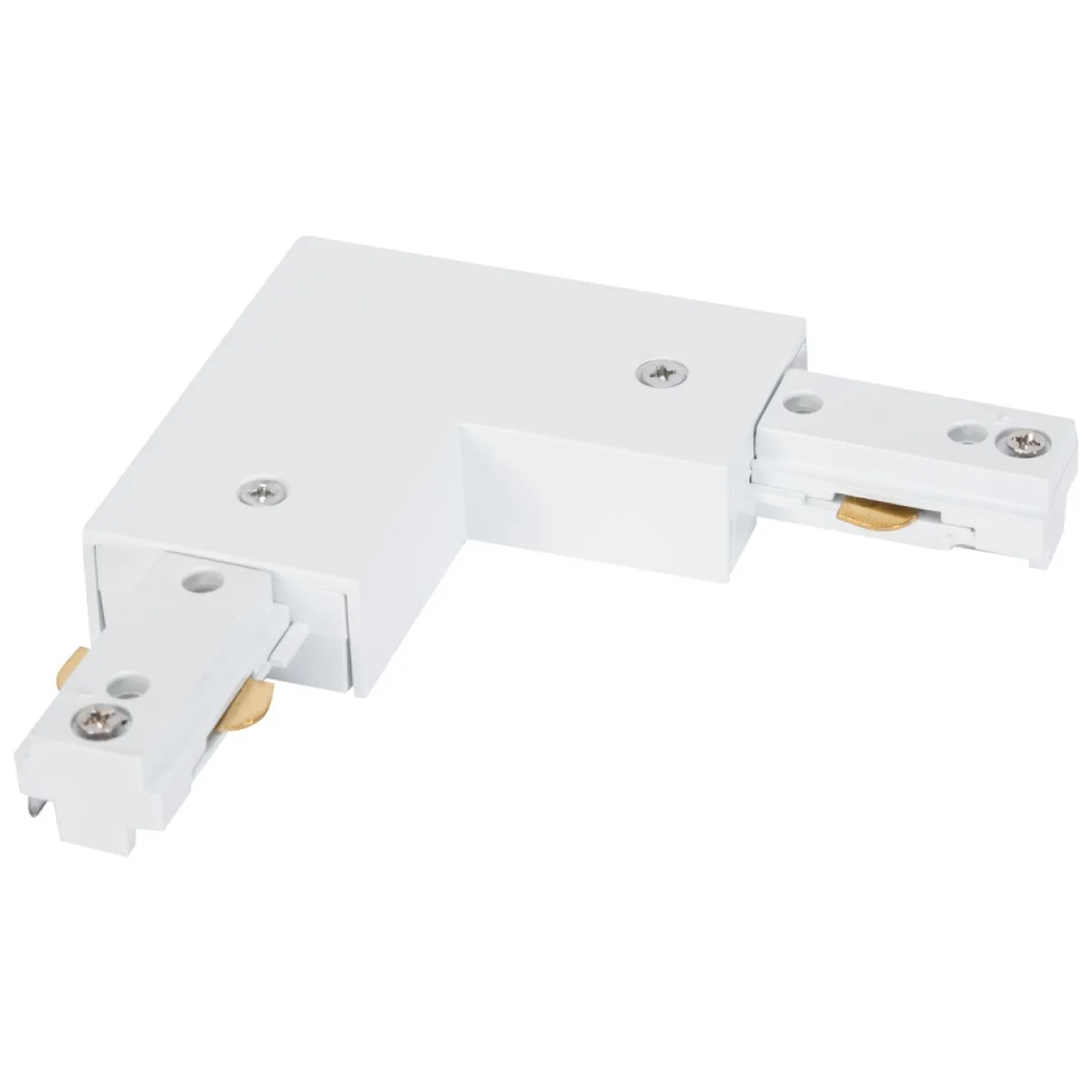 Conector L Sina Clasica Alb IP20 Novelite, colt 90 grade