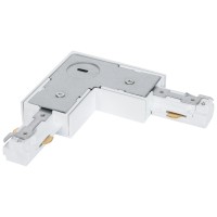 Conector L Sina Clasica Alb IP20 Novelite, colt 90 grade - detaliu