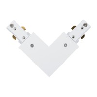 Conector L Sina Clasica Alb IP20 Novelite, colt 90 grade - ambalaj