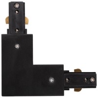 Conector L Sina Clasica Negru IP20 Novelite, colt 90 grade - detaliu