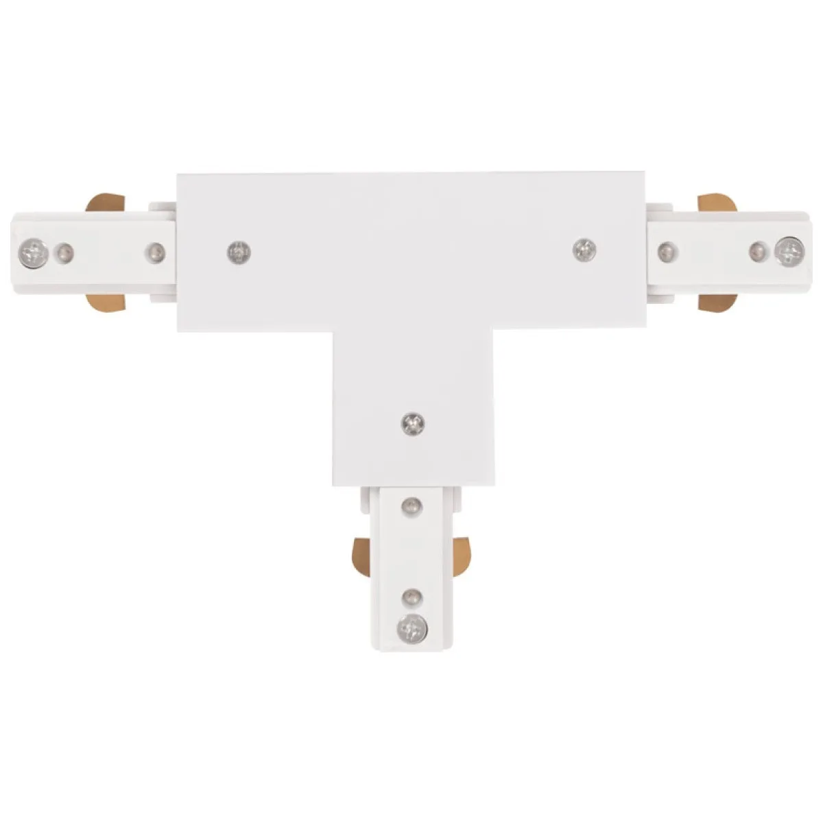 Conector T Sina Clasica Alb IP20 Novelite, PVC+Cupru