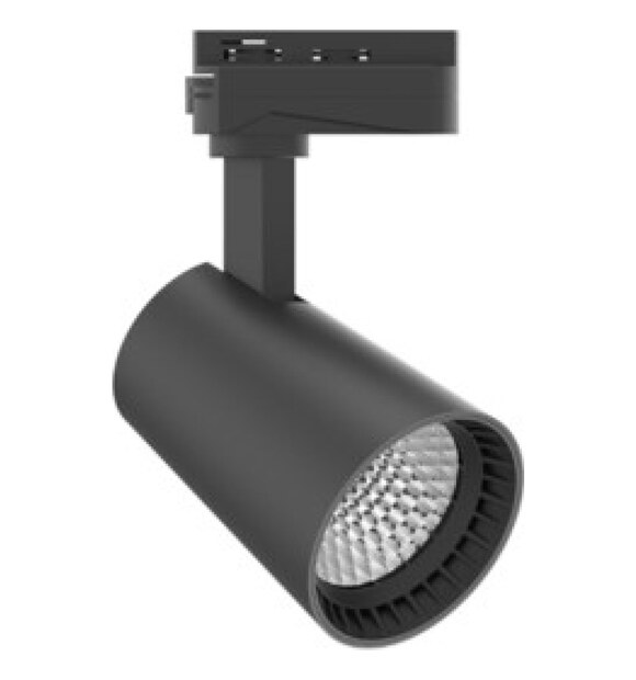 Spot LED pe sina CONIC 20W 3000K negru IP20 Novelite