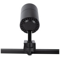 Spot LED pe sina ALFA 20W 3000K negru, IP20, Novelite - imagine 5